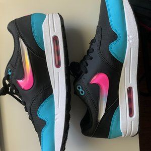 AIR MAX 1 Jewel Swoosh - black blue/ size:10/ NEW